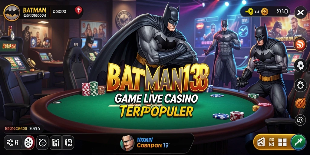 Tampilan gameplay Live Casino di BATMAN138 yang menarik dan interaktif.