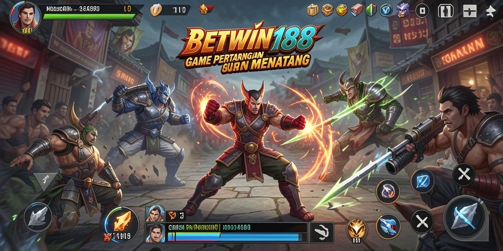 Tampilan aksi gameplay BETWIN188 dalam pertempuran seru.
