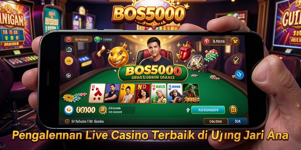 Tampilan gameplay menarik dari BOS5000 di Live Casino.