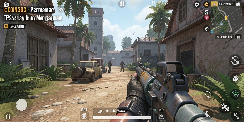 Gameplay mendebarkan dalam COIN303 dengan aksi TPS.
