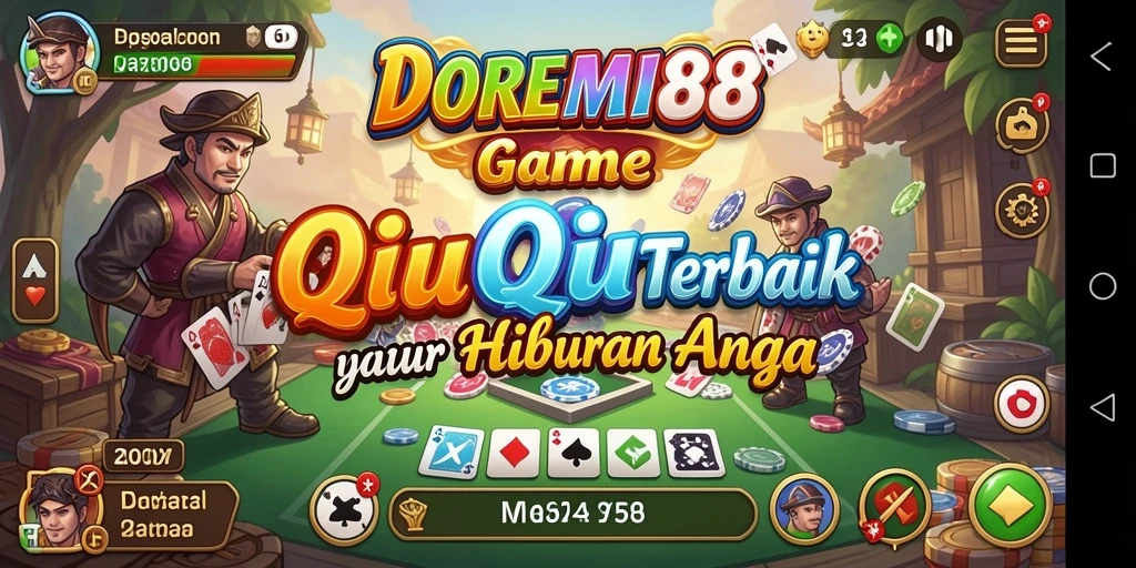 Tampilan seru gameplay QiuQiu DOREMI88