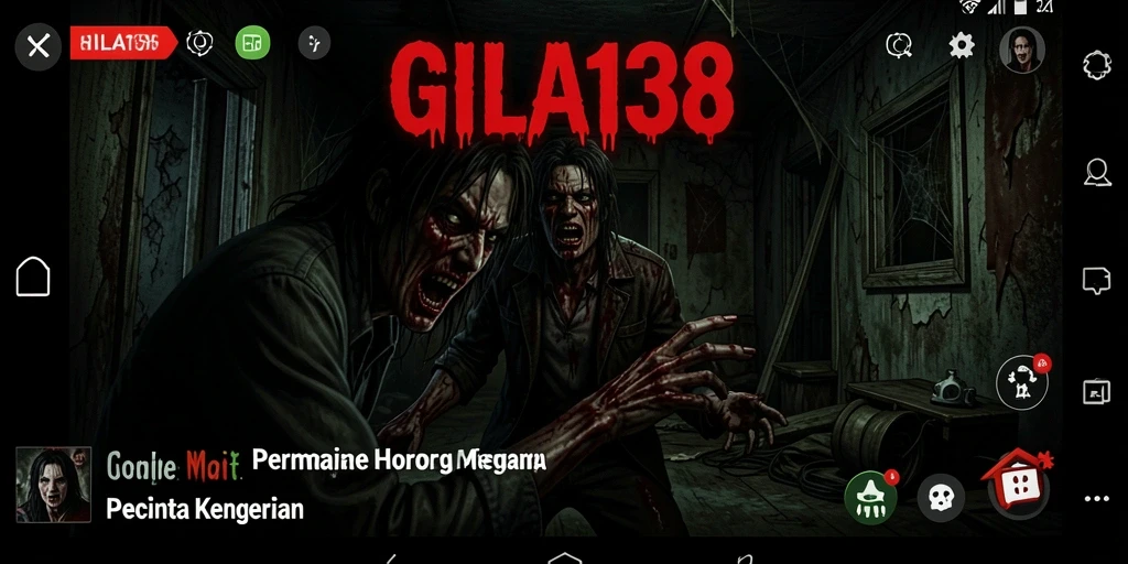 Tangkapan layar GILA138 menampilkan momen menegangkan dalam suasana horor.