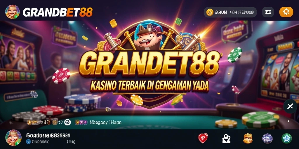 Tampilan menarik dari gameplay Kasino di GRANDBET88.