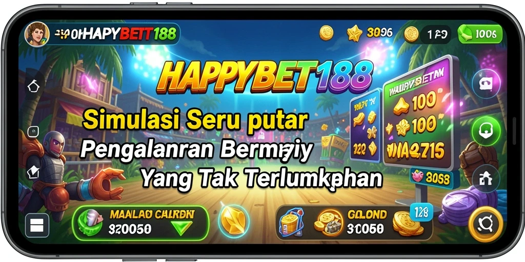 Screenshot utama HAPPYBET188 menampilkan pengalaman gameplay Simulation yang menarik.