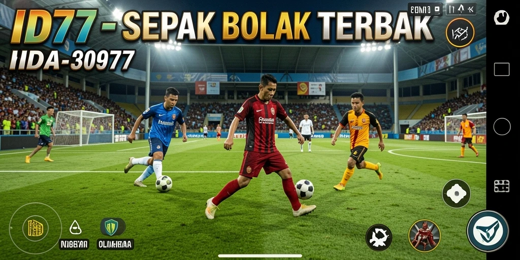 Gameplay menarik dalam game sepak bola ID777 yang mendebarkan.