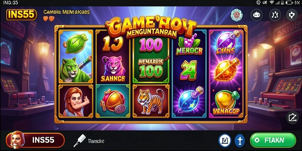 Tampilan menarik dari gameplay <strong>INS55</strong> yang penuh warna.
