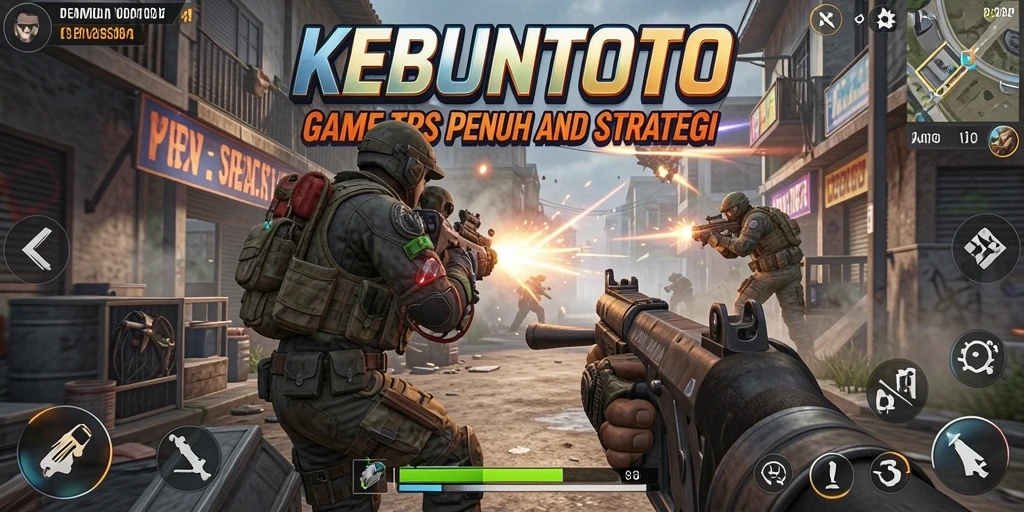 Tampilan gameplay KEBUNTOTO yang dinamis dan penuh aksi.