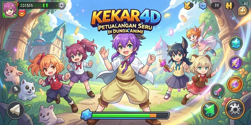 Gameplay seru di KEKAR4D dengan karakter anime favorit.