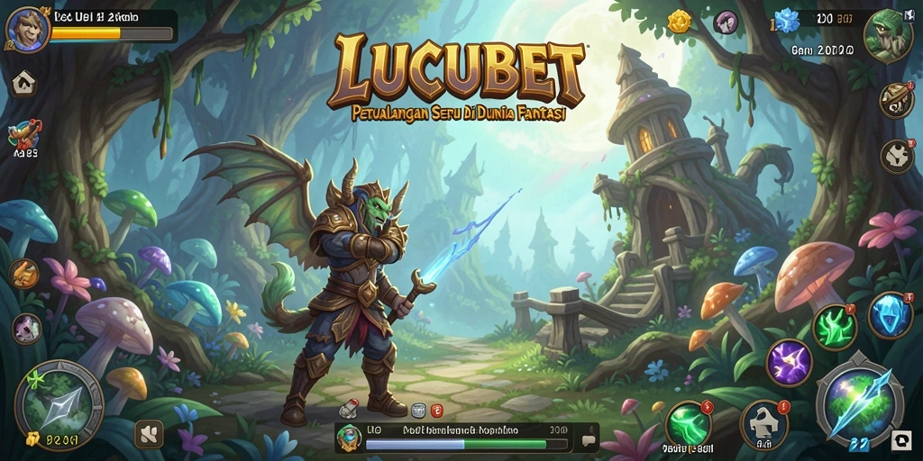 Tampilan gameplay LUCUBET yang menakjubkan dengan petualangan yang seru.