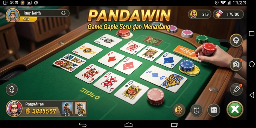 Tampilan gameplay seru dan interaktif di PANDAWIN