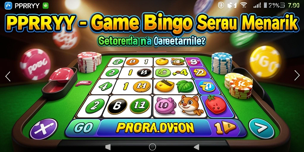 Tangkapan layar PPRRYY menunjukkan keseruan gameplay Bingo.