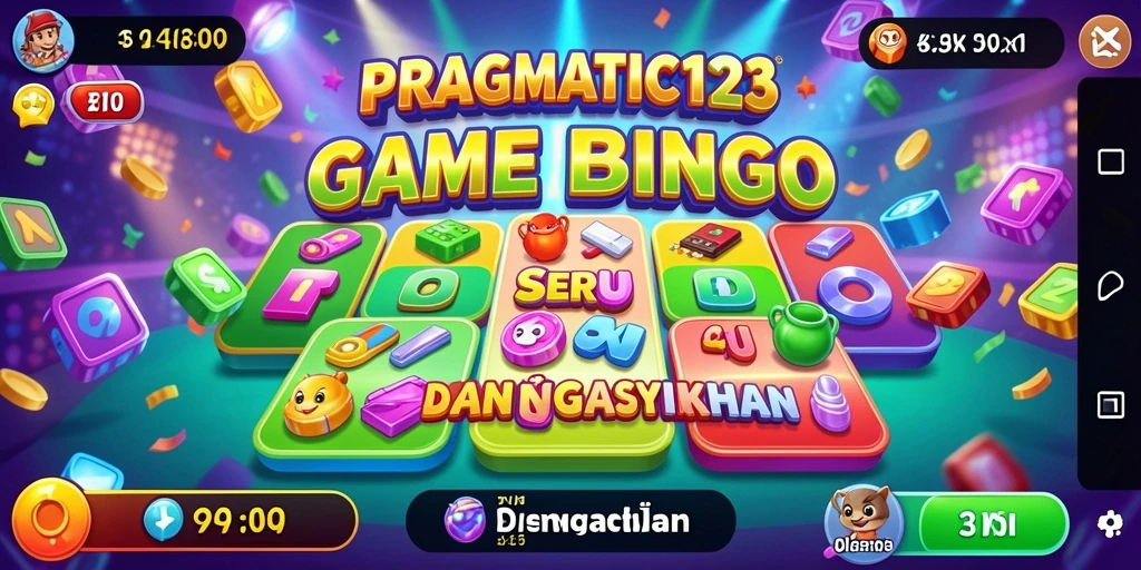 Tampilan menarik dari gameplay Bingo di PRAGMATIC123.
