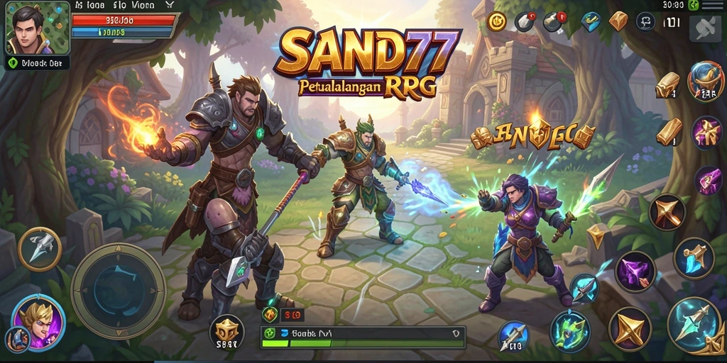 Tampilan menakjubkan dari SAND77 dengan aksi RPG yang mendebarkan.