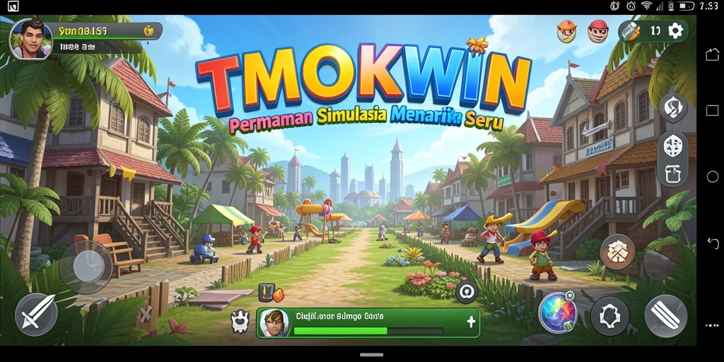 Gameplay mendebarkan dari TMOKWIN yang menunjukkan strategi manajemen yang dinamis.