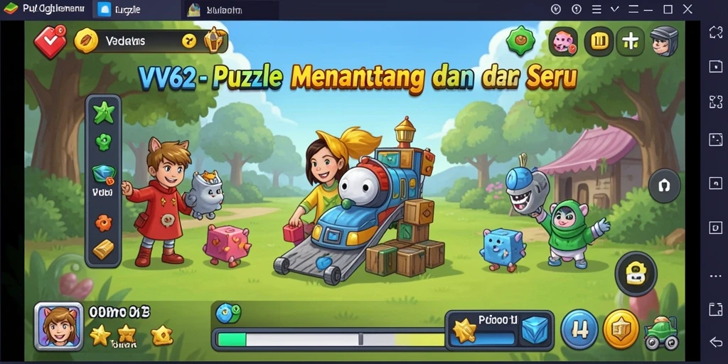 Gameplay menarik dari VV62 dengan tantangan Puzzle yang seru.
